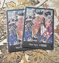 Set Of 2 One Piece Card Game Don!! Card Seven Warlords OP07 Foil AUC - Image 1
