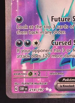 Absol ex 214/197 - Pokemon Obsidian Flames Ultra Rare Card - Image 2