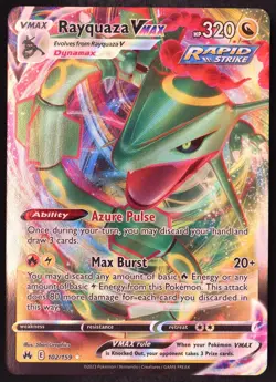 Rayquaza VMAX 102/159 - Pokemon Crown Zenith Ultra Rare Card - Image 1