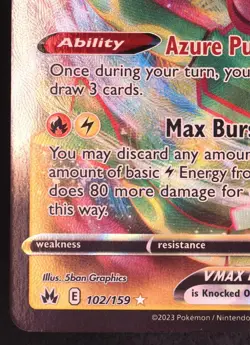 Rayquaza VMAX 102/159 - Pokemon Crown Zenith Ultra Rare Card - Image 2