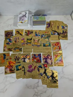 Pokemon Bulk 120 Card Lot 1st Halloween Holo Charizard Gold Foil Pikachu Mewtwo - Image 1