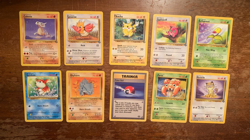 10 VINTAGE Pokemon Cards from Various Classic Sets!! - Image 1