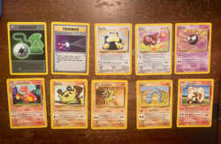 10 VINTAGE Pokemon Cards from Various Classic Sets!! - Image 1