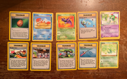 10 VINTAGE Pokemon Cards from Various Classic Sets!! - Image 1