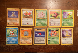 10 VINTAGE Rare Pokemon Cards from Various Classic Sets!! - Image 1