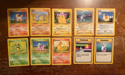 10 VINTAGE Pokemon Cards from Various Classic Sets!! - Image 1