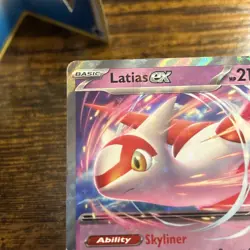Pokemon TCG Latias ex S&V Surging Sparks 076/191 Ultra Holo Double Rare Card NM - Image 5