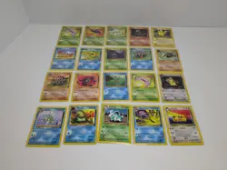 Pokemon Bulk Wotc 20 Card Vintage Card Collection Lot MP-NM, Rare No Duplicates - Image 1