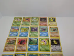 Pokemon Bulk Wotc 20 Card Vintage Card Collection Lot MP-NM, Rare No Duplicates - Image 2