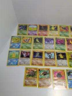 Pokemon Bulk Wotc 35 Card Vintage Card Collection Lot MP-NM, Rare No Duplicates - Image 2