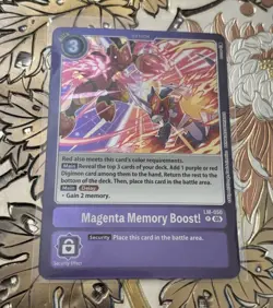 Digimon Card Game Magenta Memory Boost! LM-050 Promo LM-06 Billion Bullet - Image 1