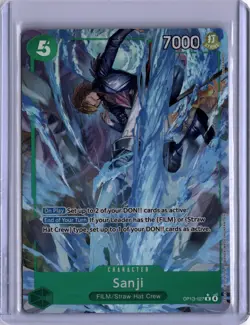 OP13-027 Sanji Rare Alt Art One Piece Card Carrying On His Will English Mint - Image 1
