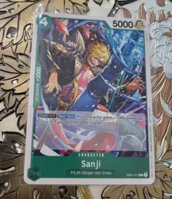 One Piece Card Game Tournament Pack Promo Sanji Alternate Art EB01-014 AUC - Image 1