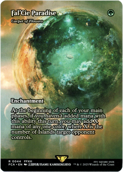 ERROR CARD - Fal'Cie Paradise - Carpet of Flowers (Showcase) 0044 Final Fantasy - Image 1