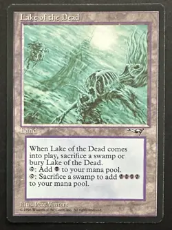 Magic the Gathering Lake of the Dead(Alliances) Card #5 - Image 1