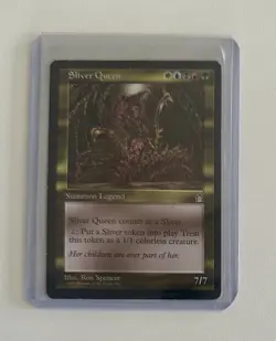 MTG Magic The Gathering - Sliver Queen - Stronghold 1998 - MP - Image 1