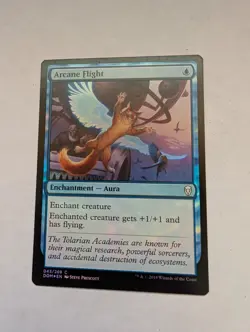 FOIL MTG NM Arcane Flight Dominaria Regular - Image 1