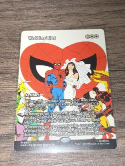 Wedding Ring (Borderless) M0007 Marvel Universe Eternal Spider-Man MTG NM - Image 1