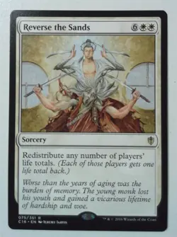 Reverse the Sands *Rare* Magic MtG x1 Commander 2016 - Image 1