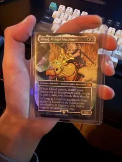Cloud, Midgar Mercenary (Borderless) (Chocobo Track Foil) Final Fantasy - Image 1
