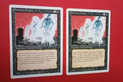 Magic the Gathering MTG Revised ANIMATE DEAD X 2 MP U 1994 Vintage! - Image 2