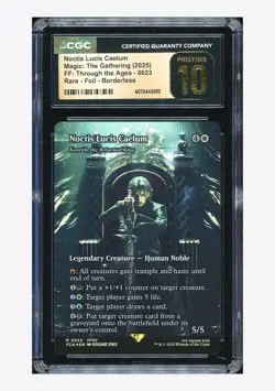 MTG CGC 10 PRISTINE Noctis Lucis Caelum Rare Foil Borderless 2025 #0023 FCA ENG - Image 1