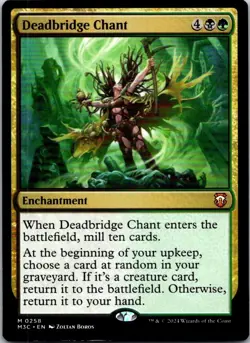 Magic the Gathering HP Deadbridge Chant Modern Horizons 3 Commander MTG - Image 1