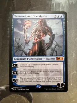 1x Tezzeret, Artifice Master M19 The List Reprints NM Mtg - Image 1