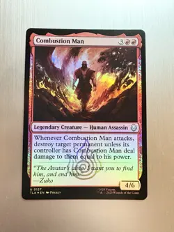 Combustion Man - 127 - MTG Avatar: The Last Airbender - Uncommon - FOIL - Image 1