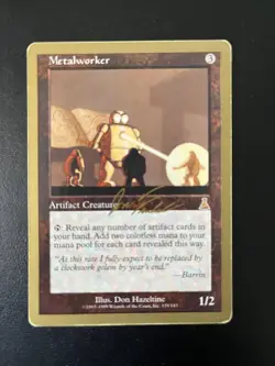 MTG- Metalworker x1 - 2000 Brussels World Championship Deck - Image 1