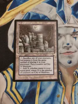 City of Shadows MTG The Dark Rare Land Slightly Played x1 GG6 - Image 2