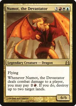 Numot, the Devastator | Lightly Played LP Commander Rare Magic MtG - Image 1