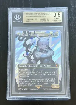 MTG Final Fantasy Borderless Surge Foil Y'shtola Night's Blessed BGS Gem Mint - Image 1