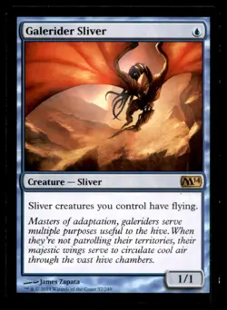 MTG Galerider Sliver LP Light Play Magic 2014 [5300] - Image 1