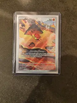 Pokemon TCG 2023 Paradox Rift English Full Art Holo Magby 186/182 Rare Card - Image 4