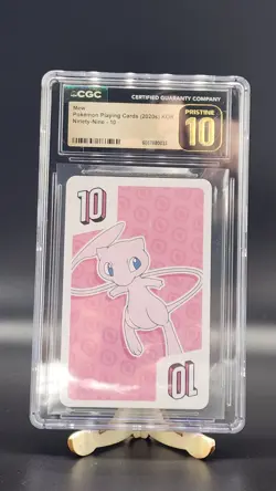 Pokemon CGC10 PRISTINE Mew c.2020s Ninety-Nine-10 Playing Card Korean - Image 1