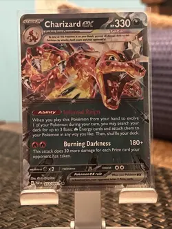 Charizard ex - 054/091 Paldean Fates Double Rare Pokemon - NM/MINT - Image 1