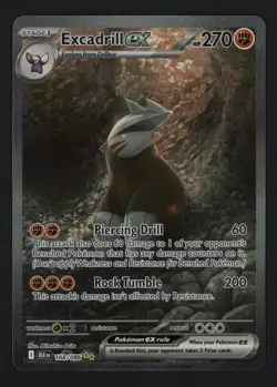 Excadrill ex 168/086 SV: Black Bolt Special Illustration Rare Pokemon TCG - Image 1