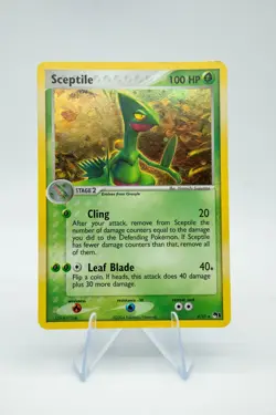 Sceptile 4/17 Holo Rare POP Series 1 Pokemon Card Pokemon TCG LP Light Play - Image 1