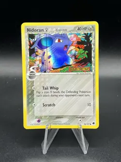 Pokemon Card - Nidoran F Dragon Frontiers Stamped 56/101 Reverse Holo NM aR3 - Image 1