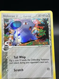 Pokemon Card - Nidoran F Dragon Frontiers Stamped 56/101 Reverse Holo NM aR3 - Image 2