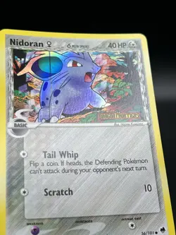 Pokemon Card - Nidoran F Dragon Frontiers Stamped 56/101 Reverse Holo NM aR3 - Image 3