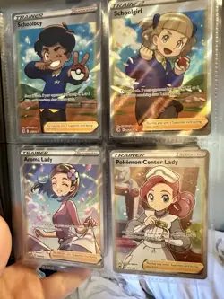Pokemon Full Art Trainer Lot Of 32 Skyla Irida Cynthia Team Binder NM - Image 2