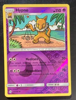 Hypno 60/149 Pokemon Sun & Moon Reverse Holo Uncommon TCG MP - Image 1