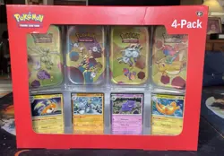 Lot Of 2 Pokemon TCG Scarlet & Violet 151 Mini Tin 4-Pack Sam’s Club Sealed New - Image 2