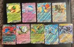 Pokemon Black Bolt And White Flare Ex Lot (9 cards) (NM/Pack Fresh) - Image 1