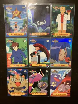 1999 Nintendo Pokemon TOPPS Card Company BINDER COVER PAGE - VERY GOOD WOW - Image 2