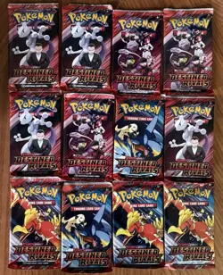POKEMON TCG DESTINED RIVAL (12)ct BOOSTER FOIL PACK LOT NEW FACTORY SEALED - Image 1