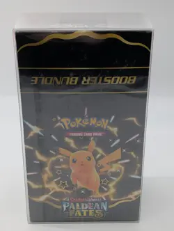 Pokemon TCG Paldean Fates Booster Bundle Display SEALED w/Plastic Case - Image 1