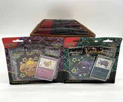 Lot of (30) Pokemon TCG SV Paldean Fates Tech Sticker Collection 3-Pack Blisters - Image 1